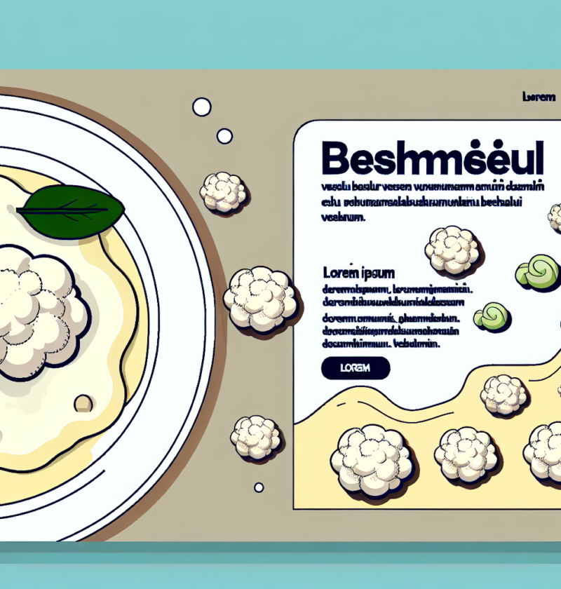 Beşamel soslu karnıbahar: Lezzetli ve Besleyici
