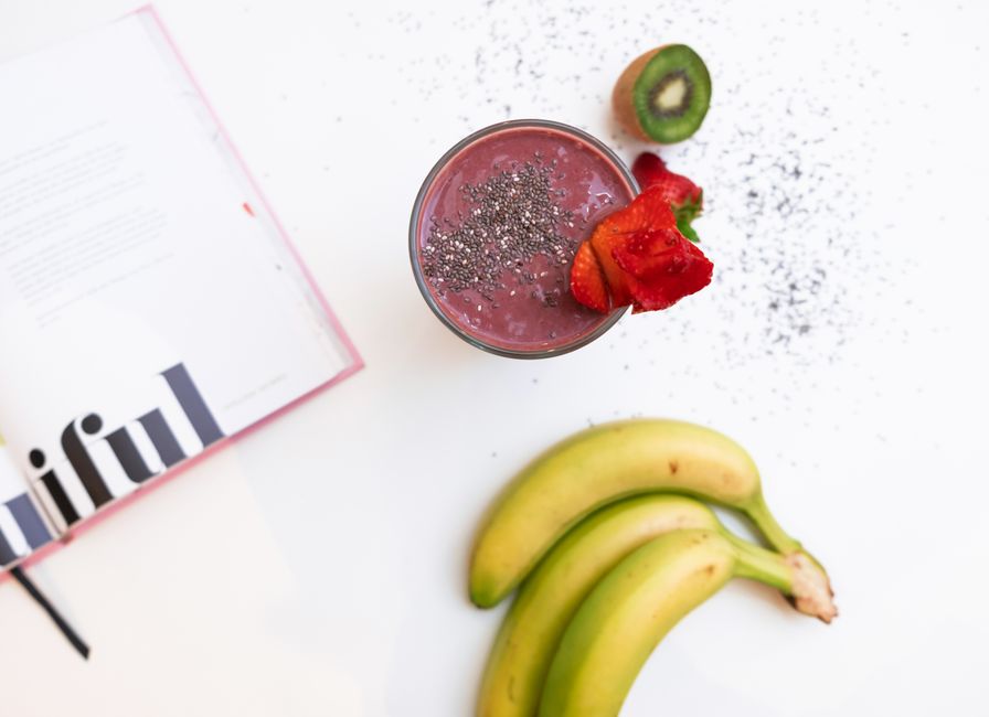 Kisa proteinli kahvaltı smoothie görseli